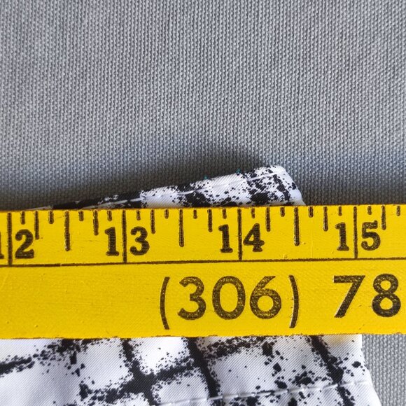 Quiksilver board short men's size 29 white blue black graphic design - Picture 11 of 13